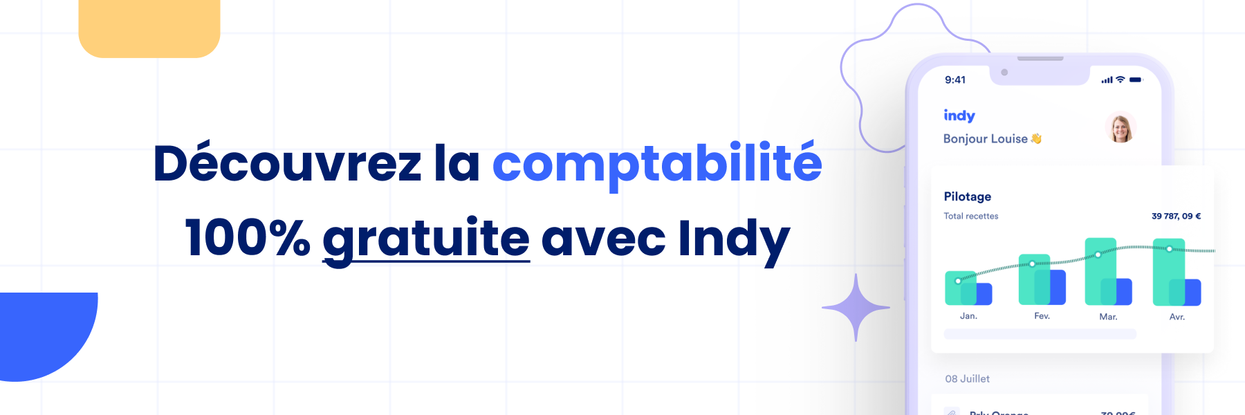 Indy lance un outil de comptabilité gratuit pour les kinés