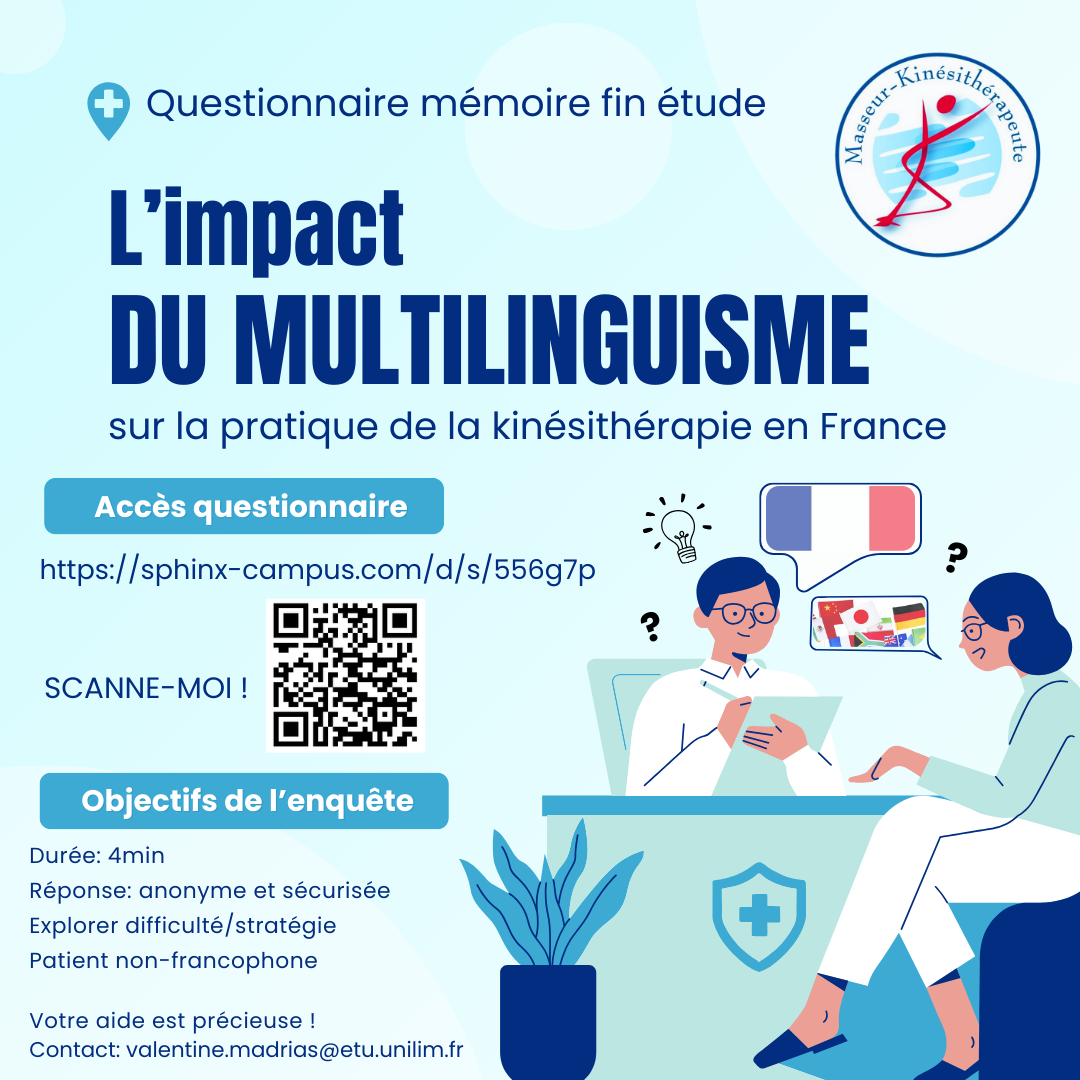 L&rsquo;impact du multilinguisme sur la pratique de la kinésithérapie
